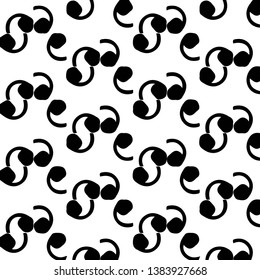 Abstract vector monochrome background. Halftone illustration pattern