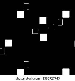 Abstract vector monochrome background. Halftone illustration pattern