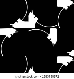 Abstract vector monochrome background. Halftone illustration pattern