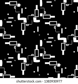 Abstract vector monochrome background. Halftone illustration pattern
