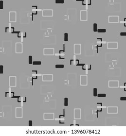 Abstract vector monochrome background. Halftone illustration pattern