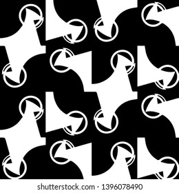 Abstract vector monochrome background. Halftone illustration pattern