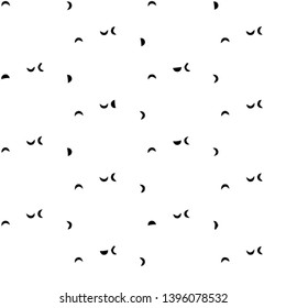 Abstract vector monochrome background. Halftone illustration pattern