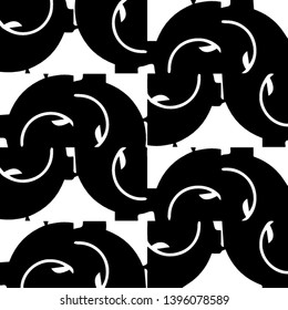 Abstract vector monochrome background. Halftone illustration pattern