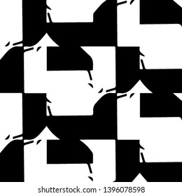 Abstract vector monochrome background. Halftone illustration pattern