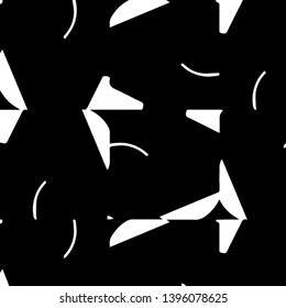 Abstract vector monochrome background. Halftone illustration pattern