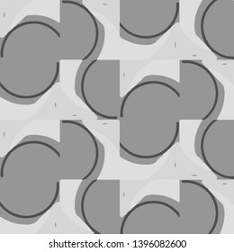 Abstract vector monochrome background. Halftone illustration pattern