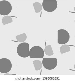 Abstract vector monochrome background. Halftone illustration pattern
