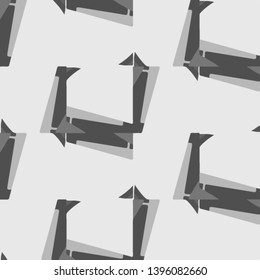Abstract vector monochrome background. Halftone illustration pattern