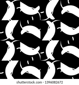 Abstract vector monochrome background. Halftone illustration pattern