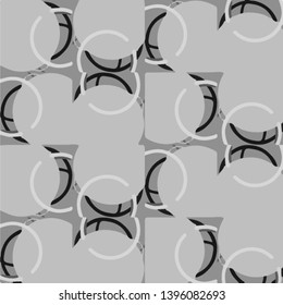 Abstract vector monochrome background. Halftone illustration pattern