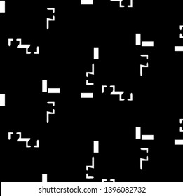 Abstract vector monochrome background. Halftone illustration pattern