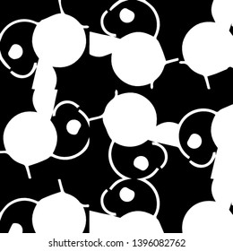 Abstract vector monochrome background. Halftone illustration pattern