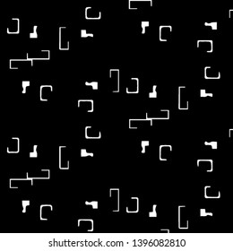 Abstract vector monochrome background. Halftone illustration pattern