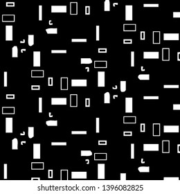 Abstract vector monochrome background. Halftone illustration pattern