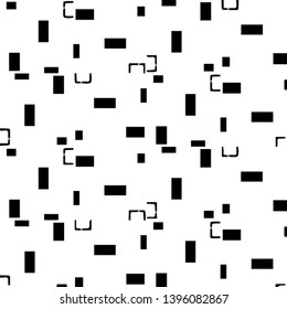 Abstract vector monochrome background. Halftone illustration pattern