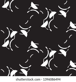 Abstract vector monochrome background. Halftone illustration pattern