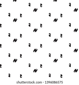 Abstract vector monochrome background. Halftone illustration pattern