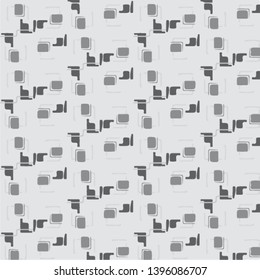 Abstract vector monochrome background. Halftone illustration pattern
