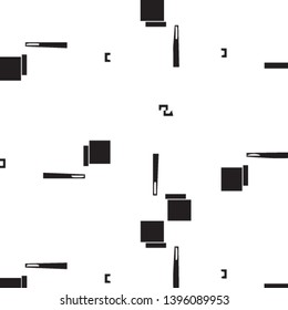 Abstract vector monochrome background. Halftone illustration pattern