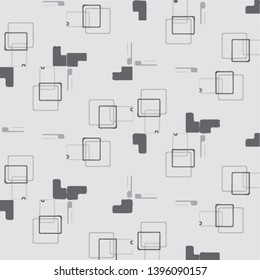 Abstract vector monochrome background. Halftone illustration pattern