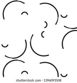 Abstract vector monochrome background. Halftone illustration pattern