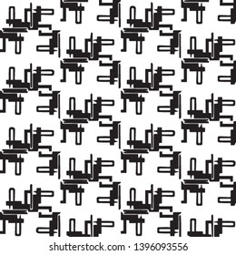 Abstract vector monochrome background. Halftone illustration pattern
