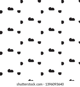Abstract vector monochrome background. Halftone illustration pattern