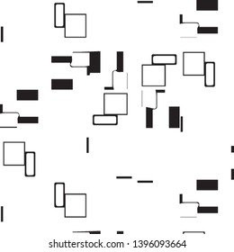 Abstract vector monochrome background. Halftone illustration pattern