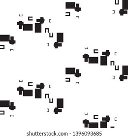 Abstract vector monochrome background. Halftone illustration pattern