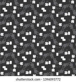 Abstract vector monochrome background. Halftone illustration pattern
