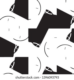 Abstract vector monochrome background. Halftone illustration pattern