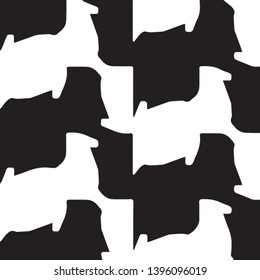 Abstract vector monochrome background. Halftone illustration pattern