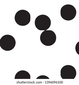 Abstract vector monochrome background. Halftone illustration pattern