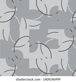 Abstract vector monochrome background. Halftone illustration pattern