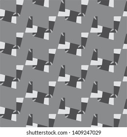 Abstract vector monochrome background. Halftone illustration pattern