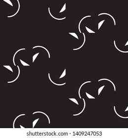 Abstract vector monochrome background. Halftone illustration pattern