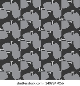 Abstract vector monochrome background. Halftone illustration pattern