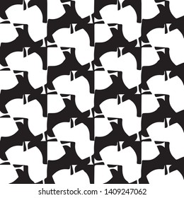 Abstract vector monochrome background. Halftone illustration pattern