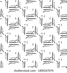 Abstract vector monochrome background. Halftone illustration pattern