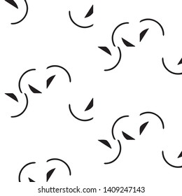 Abstract vector monochrome background. Halftone illustration pattern