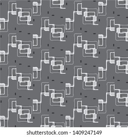 Abstract vector monochrome background. Halftone illustration pattern