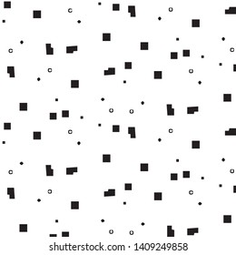 Abstract vector monochrome background. Halftone illustration pattern