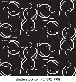 Abstract vector monochrome background. Halftone illustration pattern