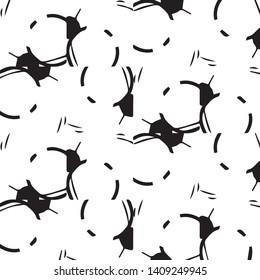 Abstract vector monochrome background. Halftone illustration pattern