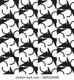 Abstract vector monochrome background. Halftone illustration pattern