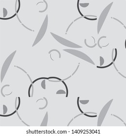 Abstract vector monochrome background. Halftone illustration pattern