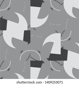 Abstract vector monochrome background. Halftone illustration pattern