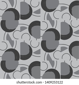 Abstract vector monochrome background. Halftone illustration pattern