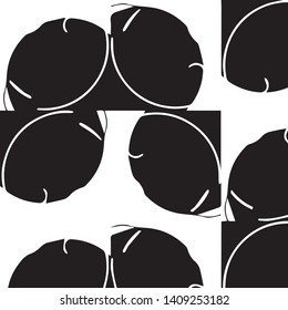 Abstract vector monochrome background. Halftone illustration pattern